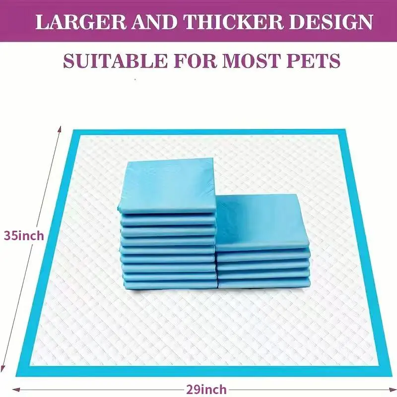 XXXL Oversized Disposable Pet Urine Pads - Odor-Resistant, 6-Layer Super Absorbent Pads for Training & Unexpected Situations, Suitable for Canines of All Sizes, Elderly Pets
