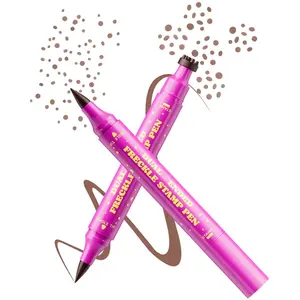 [Summer Vibes] Waterproof Freckles Pen, Faux Freckle Stamp with Fine Tip Eyeliner for Natural Realistic Freckles, Long-Lasting Effortless Makeup, Perfect for Daily Wear, Cosplay and Face Beauty Looks