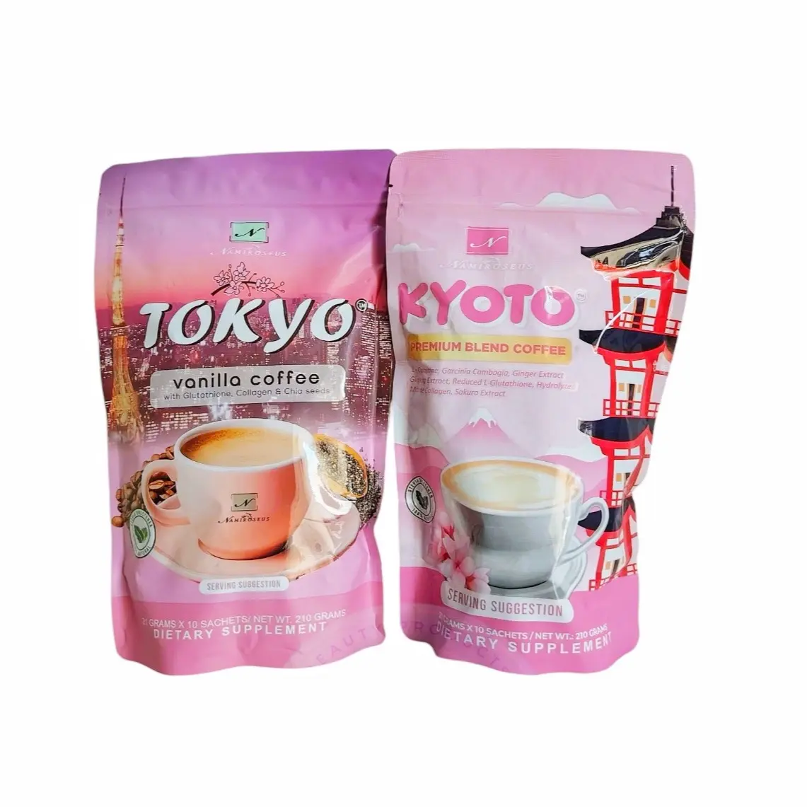 Namiroseus TOKYO & KYOTO Coffee with Collagen and Chia Seeds Namiroseus TOKYO & KYOTO Coffee with Collagen and Chia Seeds
