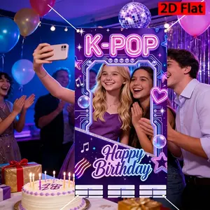 Disco Ball Banner, Polyester Material, Disco Ball Star Design, Perfect for Birthday Parties, Gatherings, Live Streams