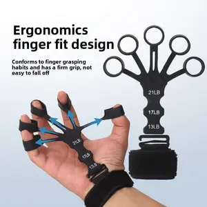 Finger Trainer Wrist Puller, Shooting Orthotics Shooting Ball Training Auxiliary Grip