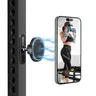 CENPIN MagSafe Magnetic Mount - Adjustable Flexible Arm, Dual Magnetic Stand, Alloy Base-Joint, 360° Rotation, 2 Metal Rings, Compact for Gym Bag, Hands-Free, Universal 4.7-6.9" Phones, iPhone 17-12, Sporty Phone Holders & Mounts, Black, Holiday Gift