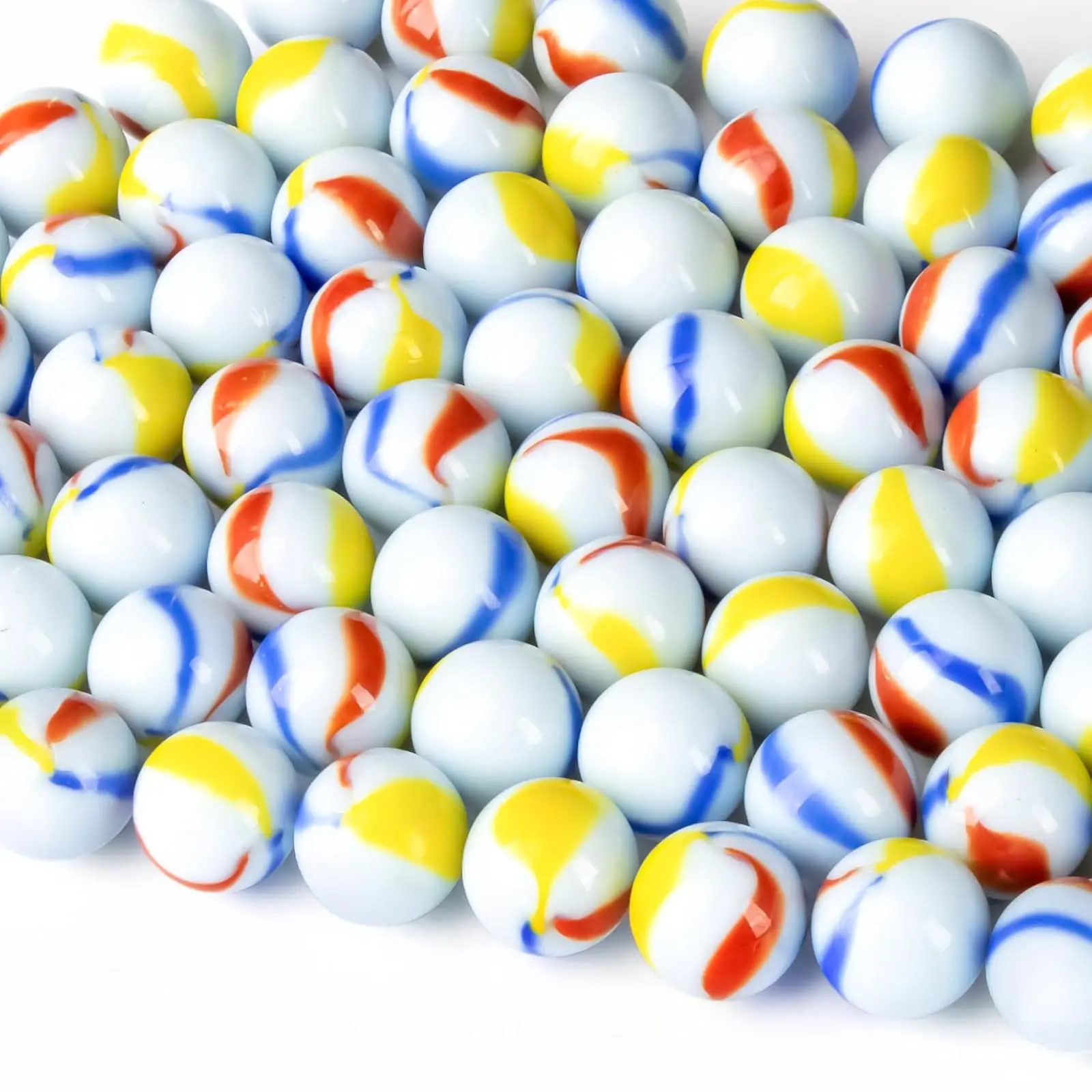 78-Pack Durable Glass Marbles - 16mm Round Bulk Cat Eye Balls for Collectors, Multi-Age Games Bring Everyone In, Crafts & Chinese Checkers Retro Marble Game Toy
