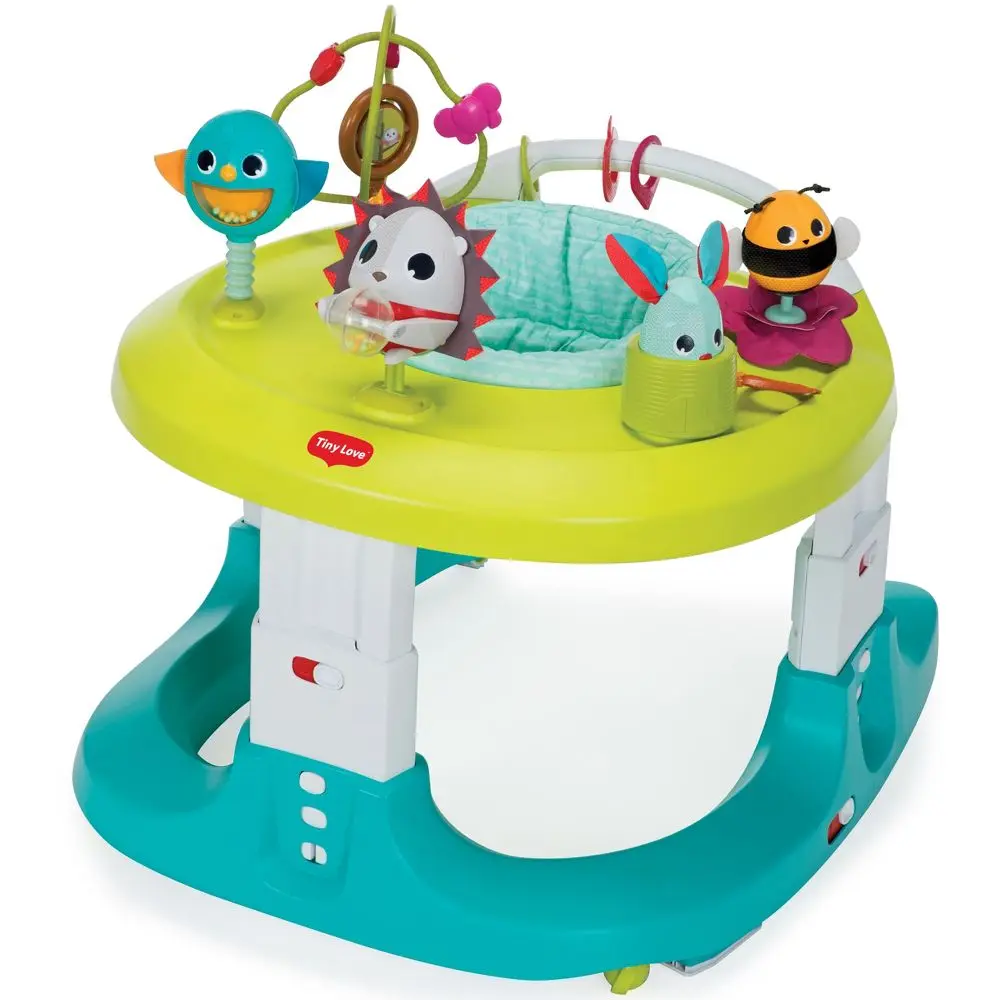 Tiny Love 4-in-1 Here I Grow Baby Mobile Activity Center - Meadow Days, Walkers For Babies, Push Activity Walker