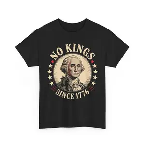 No Kings In America 1776 Shirt, Anti Trump Shirt, Political Shirts, Anti Maga Shirts, Crown No Kings Shirt, Protest Shirts, Nope Kings Shirt