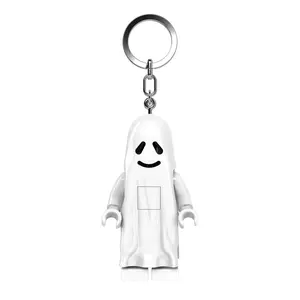 LEGO Keychain Light - Ghost (KE48H) Officially Licensed Monster Fighters with LED Lights and Metal Key Ring
