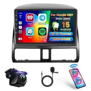 Summervibes【Hi-Fi 16EQ】 Radio for Honda CRV 2002-2006 Car Stereo with Wireless Carplay Android Auto,PODOFO 9inch 1080P IPS Touch Screen Bluetooth GPS WiFi AUX-in FM/RDS AHD Backup Camera fathersdaygift