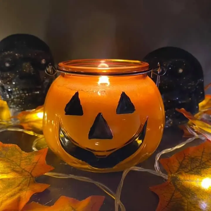 Jack O Lantern Pumpkin Candle Jack O Lantern Pumpkin Candle
