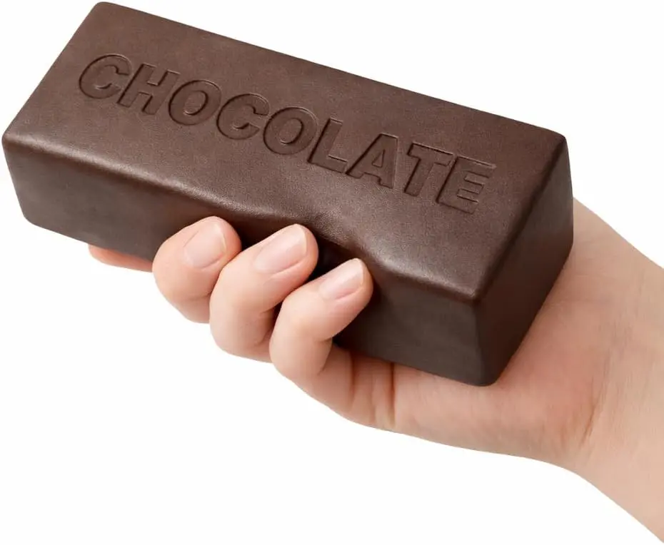 Chocolate Squishy, Slow Rising Soft Squeeze Stress Relief for Desk & Office Use