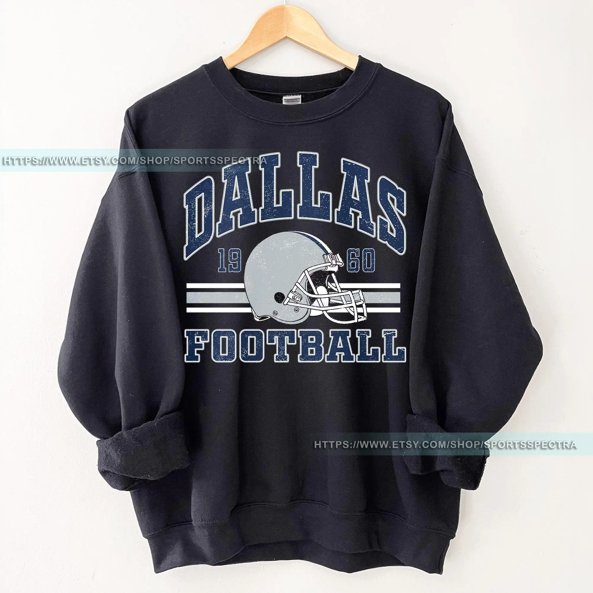 [Sale Up To 50%] Dallas Football Vintage Style Sweatshirt, Dallas Football Shirt, Cowboy Sweatshirt, Dallas Shirt, Football Shirt, Dallas Fans Gift, Gift For Fan, Trendy USA Cotton Fabric