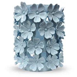 Blue blossom accent shade