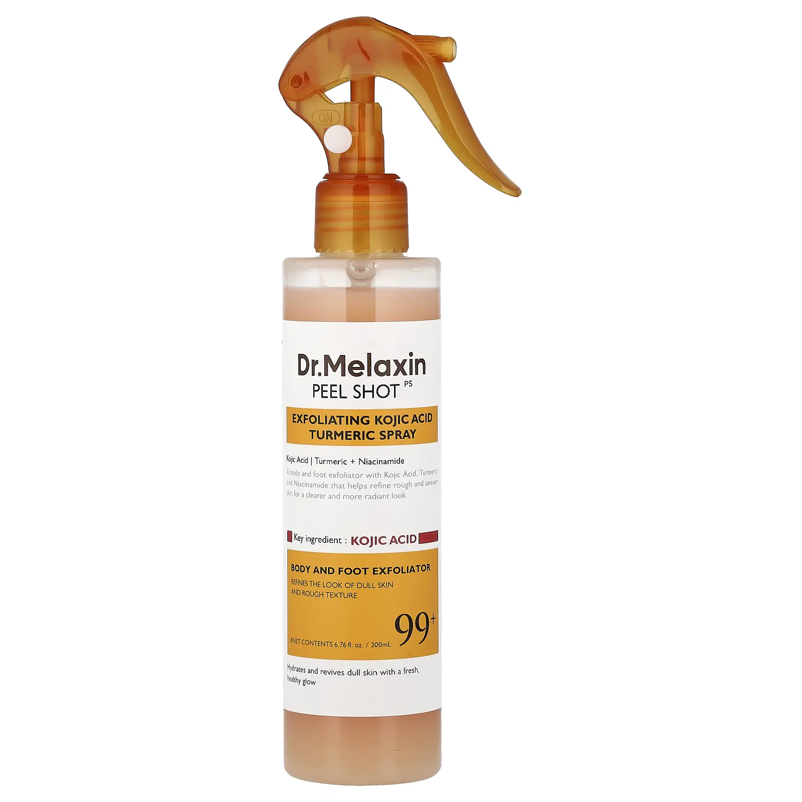 Dr.Melaxin Peel Shot, Exfoliating Kojic Acid Turmeric Spray, 6.76 fl oz (200 ml)