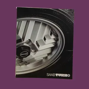 Vintage Saab 99 Turbo Exposé Brochure – Factory Engineering, Testing & Performance Guide