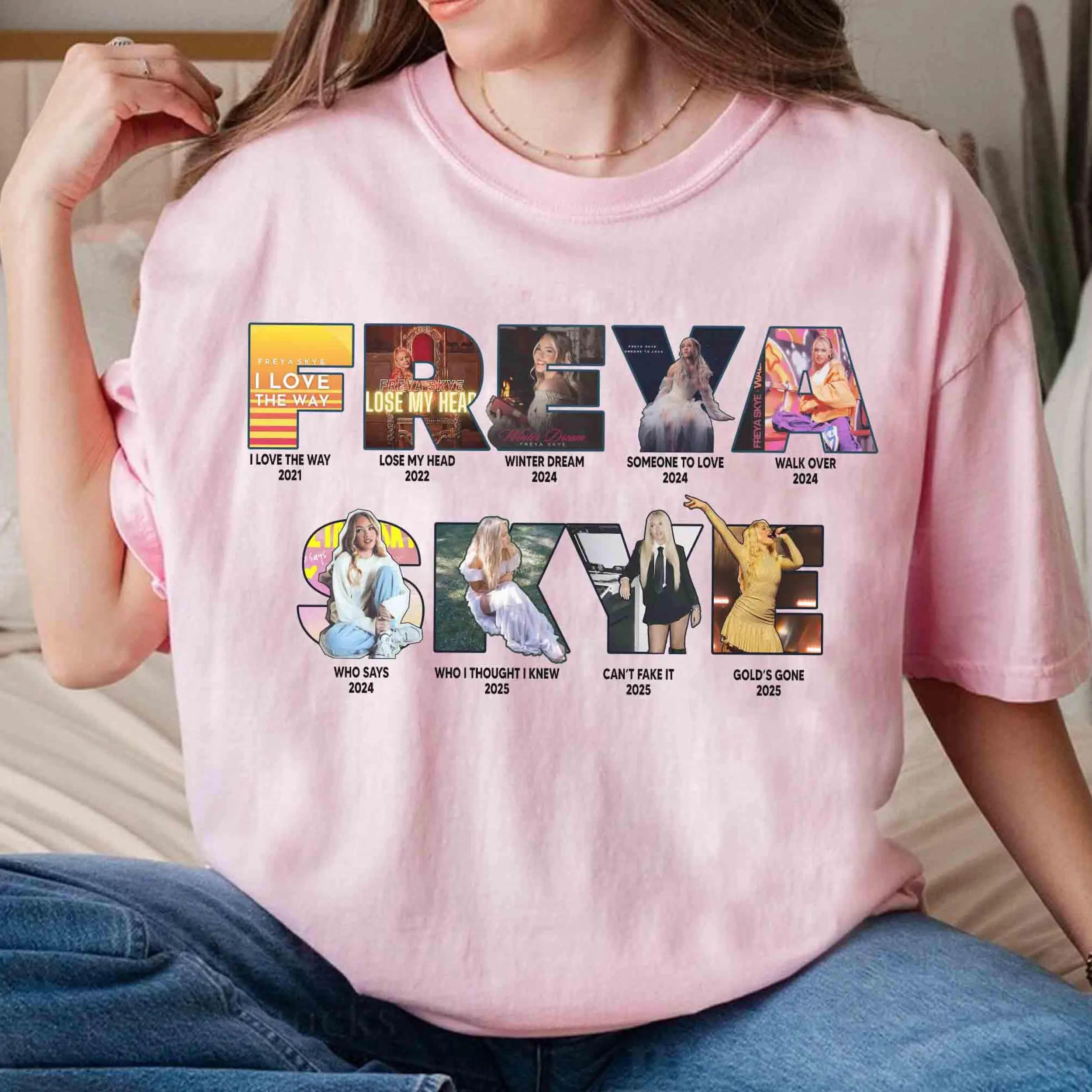 Freya Skye Silent Graphic Tee, Stars Align Tour 2026 Festival Youth Shirt, Channel Zombies 4 Nova Bright Concert Music T-Shirt for Men, Women and Kids - A Perfect Gift for Fans