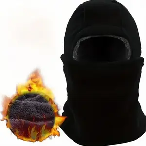Winter Outdoor Warm Face Mask Motorcycle Windproof Helmet Cover Ear Protection Three-In-One Wool Thickened Thermal Insulation Ski Masks
