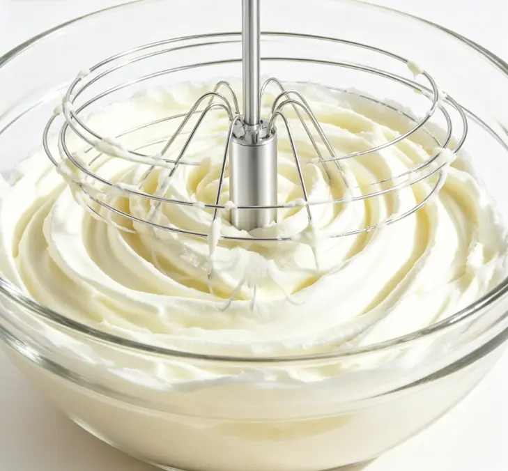 Hand Push Rotating Stainless Steel Mixing Whisk, Labor-Saving Manual Kitchen Stirring Tool for Beating Eggs, Whipping Cream & Coffee Drinks, Household Baking Accessory