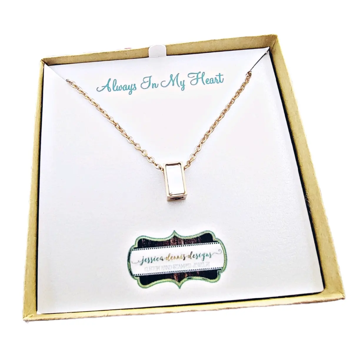 Cremation Necklace- Ash Jewelry - Crystal Necklace for Human Ashes Silver Rectangle Urn Necklace Bar Necklace - Human Ash Jewelry