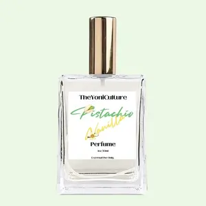 Pistachio Vanilla EDP Perfume 1OZ/30ML A sunny, beachy fragrance with notes of pistachio, almond, toasted vanilla, salted caramel, heliotrope, jasmine and sandalwood. parfum spray vanilla skin fruity fresh fresh fragrance