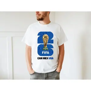 ⚽[100% Cotton][Graphic Tee]🌎🎉 World Cup 2026 T-Shirt – USA, Canada, Mexico Soccer Tee, Copa Mundial 2026 Graphic Shirt, Official Team Spirit Fan Apparel, Unisex Casual Shirt for Game Day, Soccer Lovers Gift, Football Pride Shirt🇺🇸🇲🇽🇨🇦