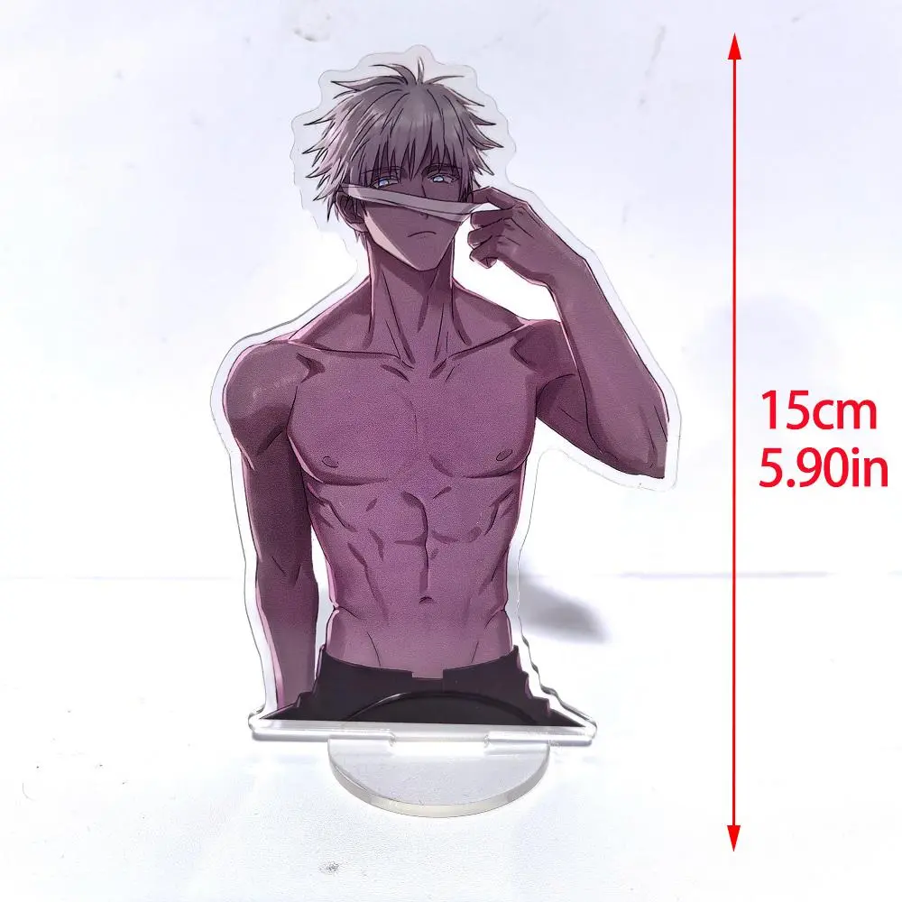 15cm Jujutsu Kaisen Anime & Manga Acrylic Stand Figure - Gojo Satoru, Nanami Winter Coat Model, Desk Decoration Gift for Anime Collectors & Toys Hobbies Enthusiasts, Manga Art