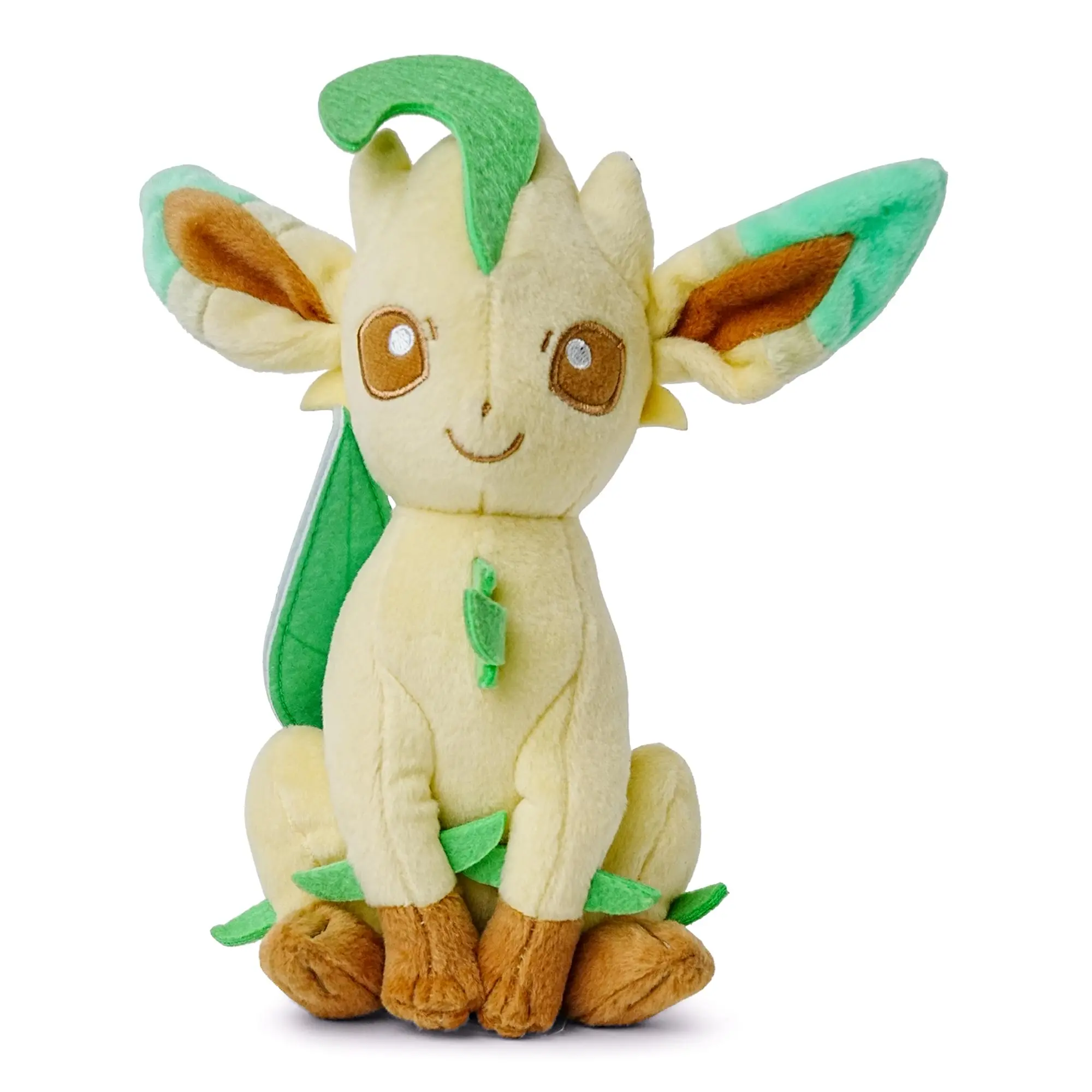 Pokemon Leafeon 8-Inch Collector Plush, Cuddly Stuffed Animals, Soft Adorable Stuffed Toy, Anime Gift Ideas for Collectors