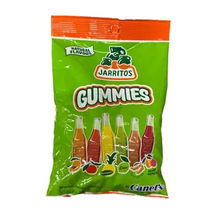 Jarritos Gummies 8oz Sweet Mexican Candy  Snack, Mango, Mandarin, Pineapple, Lime, Tamarind, Fruit Punch