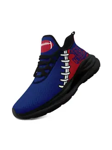 Men's New York Giants Breathable Casual Sports Shoes, Comfortable Performance Lightweight Footwear, Functional Men's Sneakers for Outdoor Walks and Football Celebrations, Athletic Lightweight Sneakers