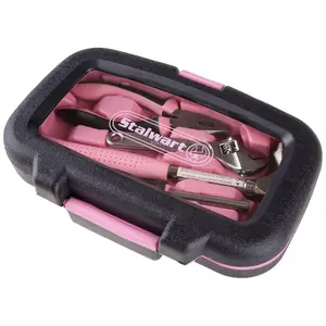 Stalwart 15pc Household Hand Tool Set with Carry Case