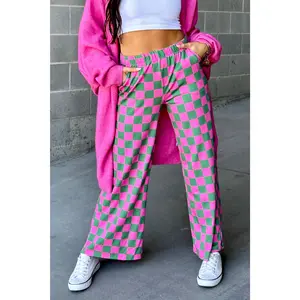 Checkmate Pants - Watermelon