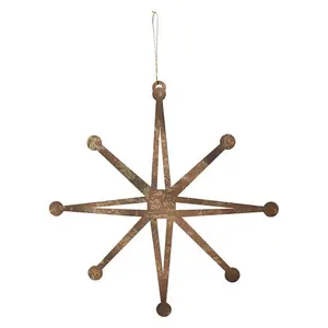 Ursa Ornament Open Star Set of 4
