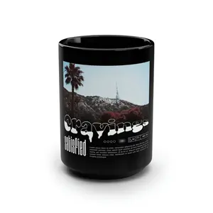 Black Mug, 15oz