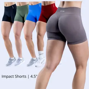 New DFYNE Impact Shorts for Women High Stretch Glute Contour Gym Yoga Shorts