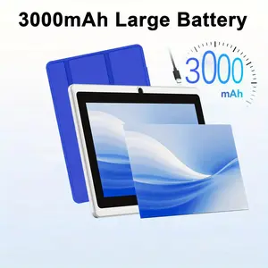 2025 Android 11 Tablet, 7-inch Tablet with Case, 6GB (2+4 Expandable) RAM + 32GB ROM, Quad-Core Processor, 2.0MP Front + 2.0MP Rear Camera, 3000mAh IPS Tablet, Wi-Fi Tablet, Birthday Gift