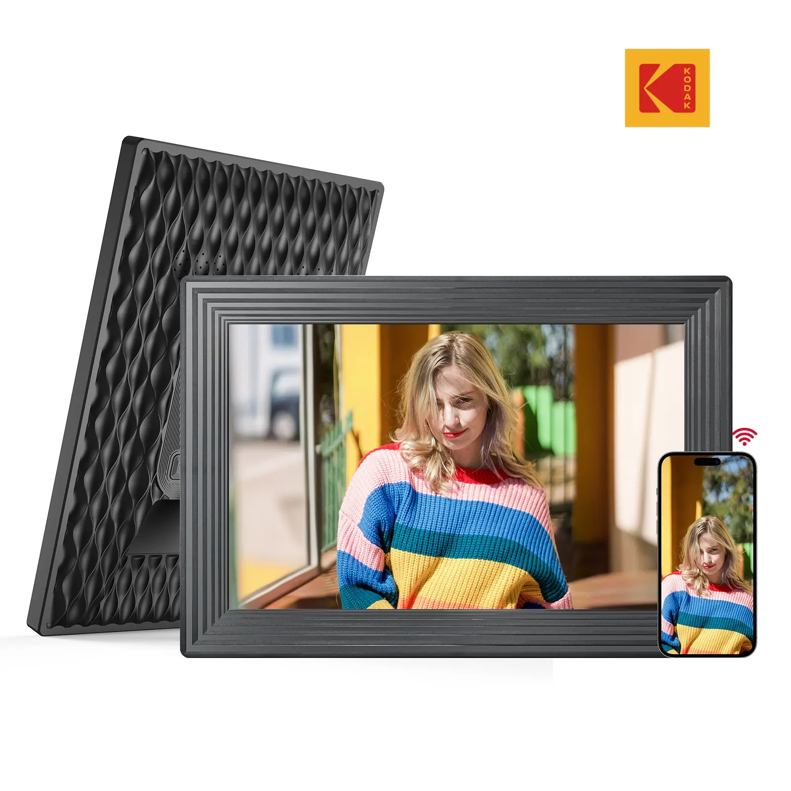 【Mother's Day Gift】KODAK 10.1-Inch IPS HD WiFi Photo Frame-1280*800 Display, 32GB Storage, Wall-Mountable, Auto-Rotate, WiFi Direct, AES-256 Encryption, Century-Old Trusted Brand, Perfect Christmas Gift summerwins