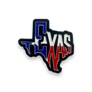 Texas Silhouette Color Hat Pin