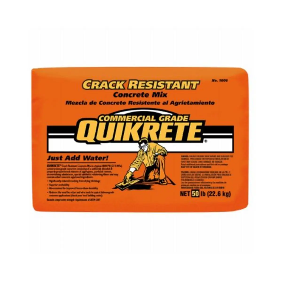 212 MAIN 50 lbs Crack Resistant Airentrained Gray Concrete Mix (Reduces Cracks)