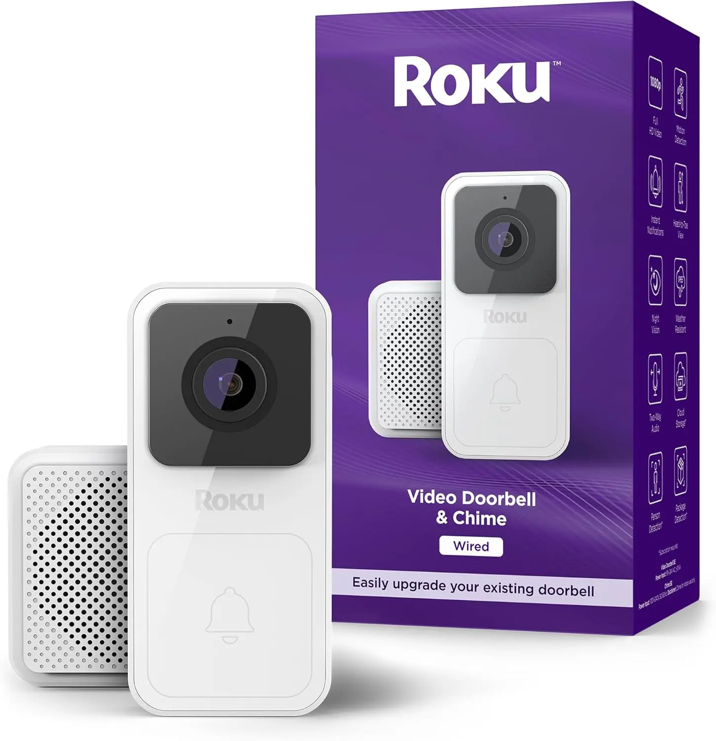 Wireless Smart Doorbell Ringer - Wi-Fi Home Security System Device, Compact Form, Motion Detection, Visitor Alerts, Easy Installation for Home Improvement, Door Bell Ringer Wireless, Home Security Systems