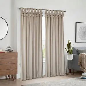 Luxury Velvet Curtains 52X89 Inches Thick Light-Blocking with Pearl Button Tiebacks for Elegant Home Decor