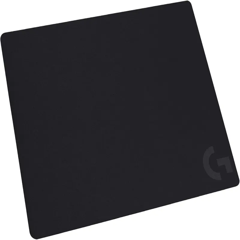 Logitech G240 Cloth Gaming Mouse Pad, Optimized for Gaming Sensors, Moderate Surface Friction, Non-Slip Mouse Mat - Black Black M Cloth Standard