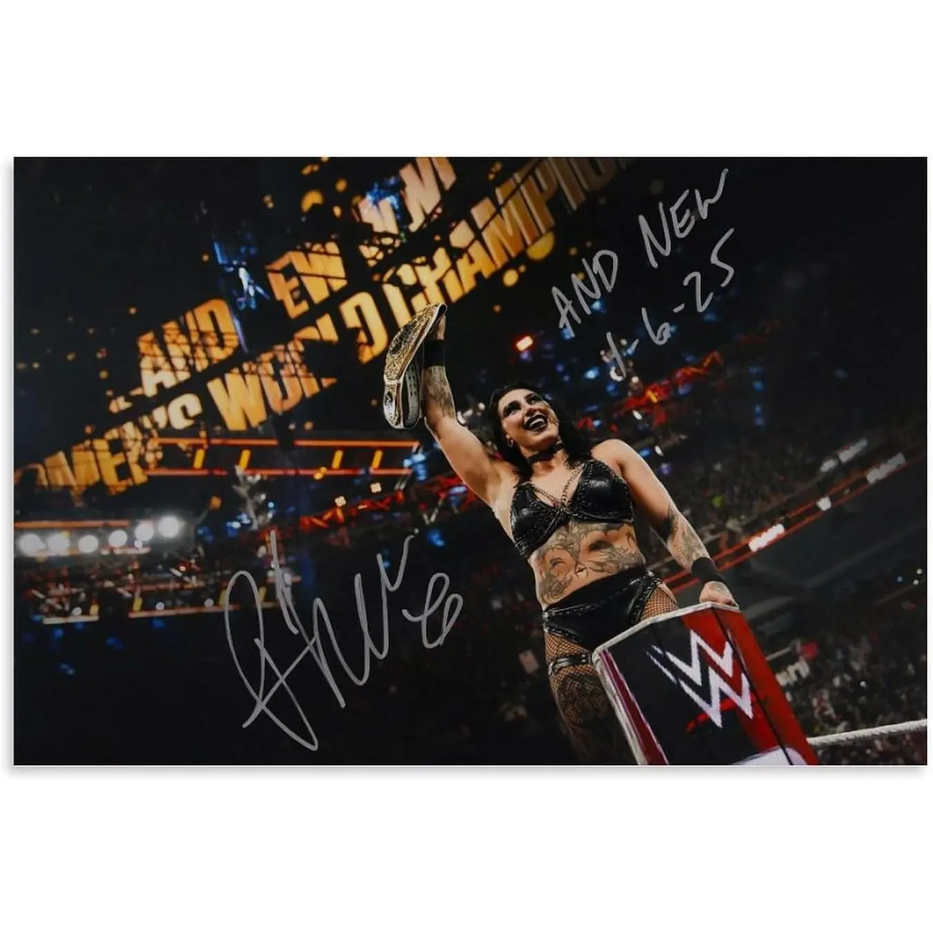 Rhea Ripley Poster Professional Wrestler Wall Art Poster Room ...