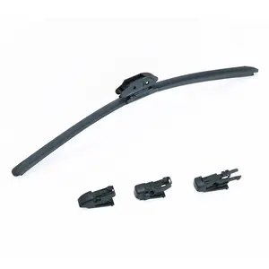 VEVOR 18" Rubber Wiper Blades, Summervibes,Summervibes, 46 cm Universal Replacement Wind Shield Wiper, Low Noise & Better Fit, with 4 Different Clips for most Car, Easy Installation