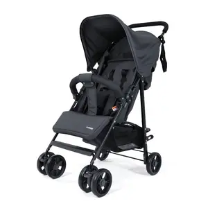 Lightweight High-View Adjustable Stroller, Collapsible 1-Hand Fold Model with Multi-Position Recline, Summer Ventilation, Shock-Absorbing Wheels & Cup Holder, Baby Items for Travel & Everyday Use, Strollers for Babies,summervibes