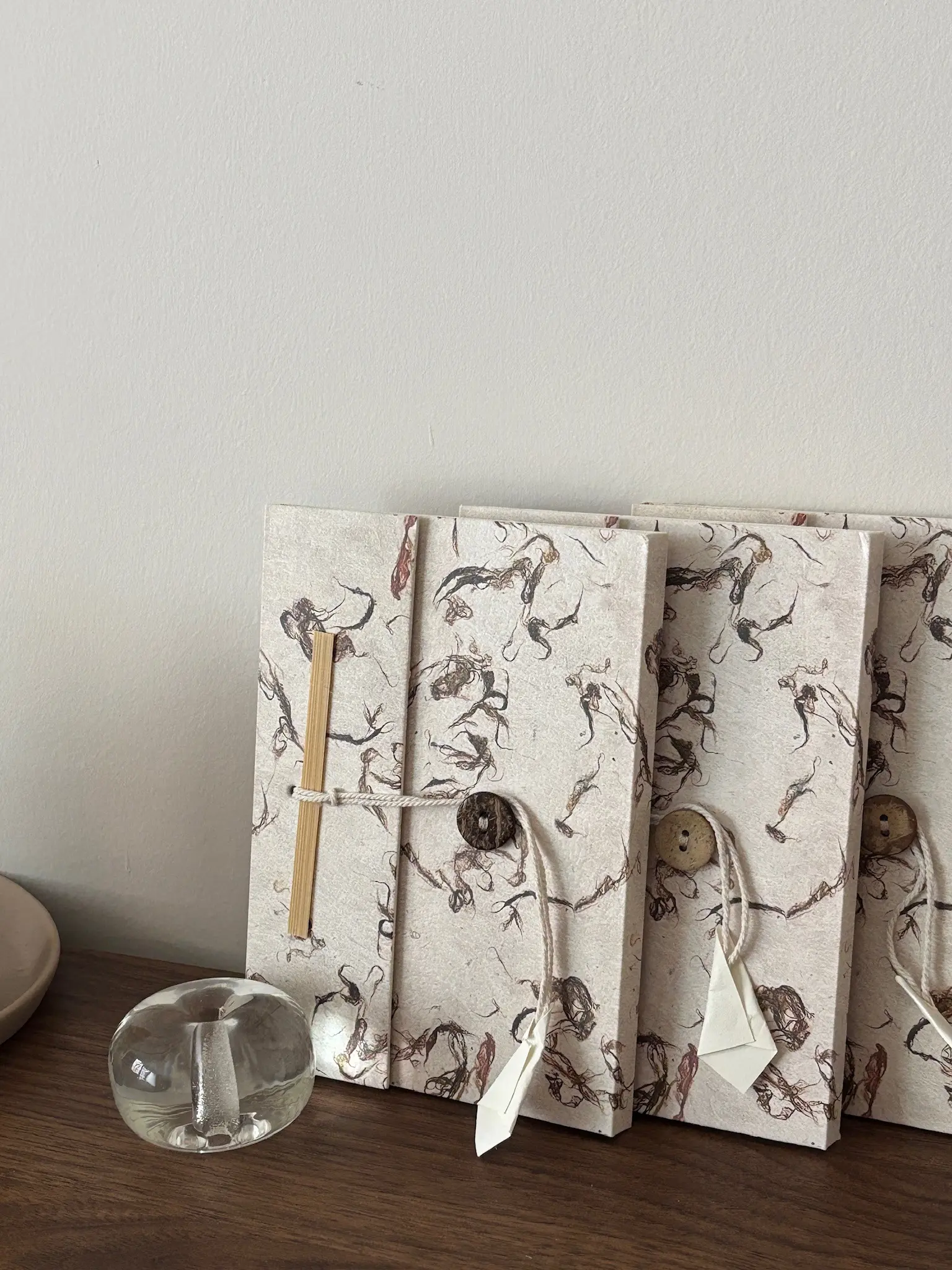 The Nepal Notebook -  Notes of Fall - Notebook/Journal with Handmade Paper