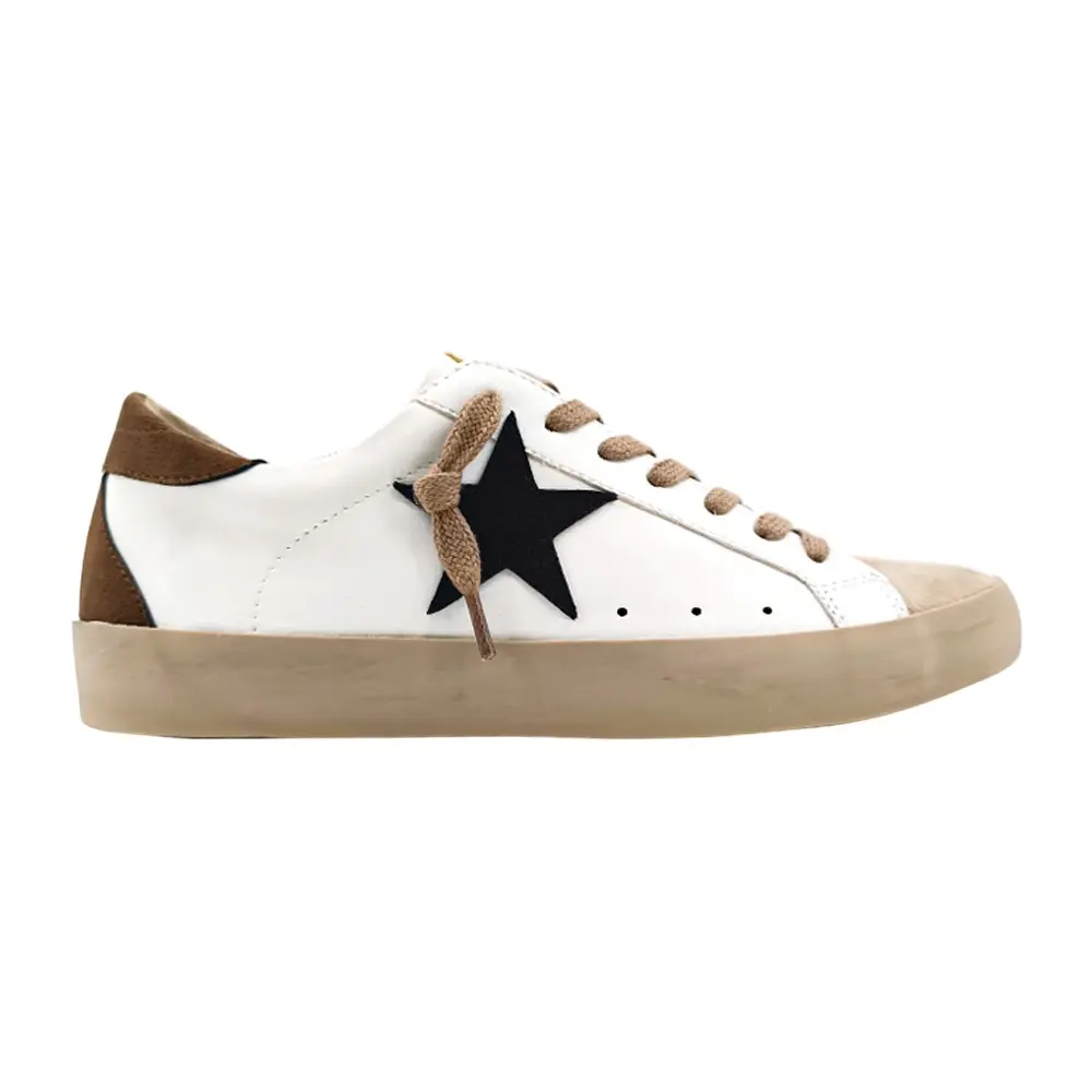 Shu Shop Womens Pamela Lace Up Sneakers Shoes Casual - White