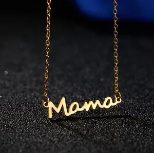 [Angela New Arrivals] Letter MAMA necklace, simple clavicle chain, fashionable high-end personalized Mother's Day birthday gift