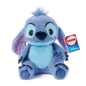 GUND Disney Official Stitch Plush Toy, 12.5 Inches/12.5" Tall, Oh So Snuggly, Embroidered Facial Details, Floppy Body, Machine Washable