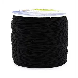 Shirring Elastic Thread for Sewing - Thin Fine Elastic Sewing Thread for Sewing Machine Knitting by Mandala Crafts 0.6mm 87 Yards