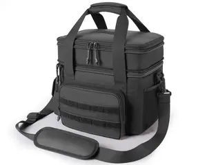 Expandable Lunch Box for Men, Insulated Lunch Bag - Leakprrof Cooler with Padded Shoulder Strap, Reusable Lunch Tote Bag Thermal Lunchbox for Work Camping Picnic Beach, 18L - TikTokShopBacktoSchool