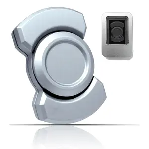 3-in-1 Alloy Fidget Toys Adults - Fidget Spinner,Clicker,Slider Modes,Ultra-Silent,High-Speed Rotation,3-Minute Spin Time,Compact Stress Relief Toy for Adult