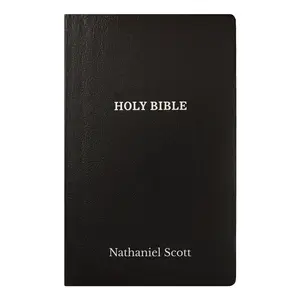 Custom KJV Black Standard Size Personalized Holy Bible Small Print - Tiktok